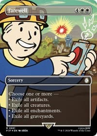 Farewell (Borderless) (Surge Foil) from Universes Beyond: Fallout