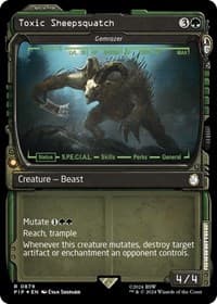 Toxic Sheepsquatch - Gemrazer (Showcase) (Surge Foil) from Universes Beyond: Fallout