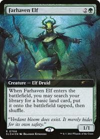 Farhaven Elf (Extended Art) from Secret Lair Drop Series