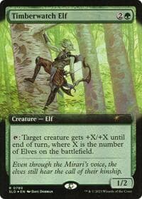 Timberwatch Elf (Extended Art) from Secret Lair Drop Series