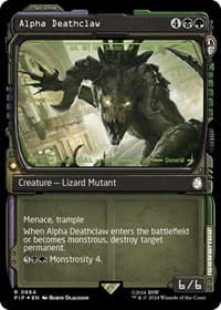 Alpha Deathclaw (Showcase) (Surge Foil) from Universes Beyond: Fallout