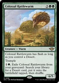 Colossal Rattlewurm from Outlaws of Thunder Junction