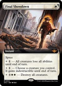 Final Showdown (Extended Art) from Outlaws of Thunder Junction