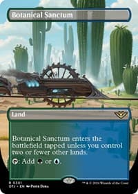 Botanical Sanctum (Borderless) from Outlaws of Thunder Junction