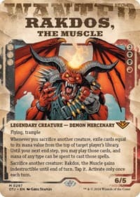 Rakdos, the Muscle (Showcase) from Outlaws of Thunder Junction