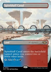 Spirebluff Canal (Borderless) from Outlaws of Thunder Junction
