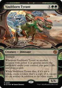 Vaultborn Tyrant (Showcase) (Raised Foil) from Outlaws of Thunder Junction: The Big Score