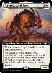 Fortune, Loyal Steed (Extended Art) from Outlaws of Thunder Junction
