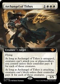 Archangel of Tithes (Extended Art) from Outlaws of Thunder Junction