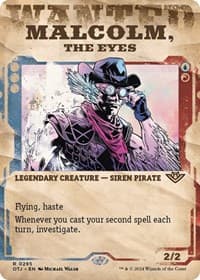 Malcolm, the Eyes (Showcase) from Outlaws of Thunder Junction