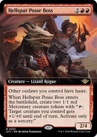 Hellspur Posse Boss (Extended Art) from Outlaws of Thunder Junction