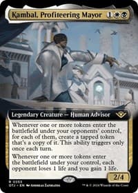 Kambal, Profiteering Mayor (Extended Art) from Outlaws of Thunder Junction