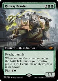 Railway Brawler (Extended Art) from Outlaws of Thunder Junction