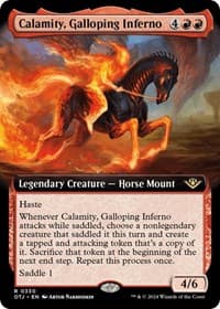 Calamity, Galloping Inferno (Extended Art) from Outlaws of Thunder Junction
