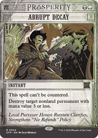 Abrupt Decay from Outlaws of Thunder Junction: Breaking News