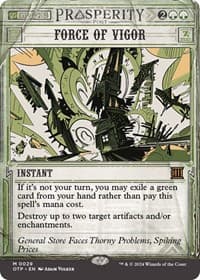 Force of Vigor from Outlaws of Thunder Junction: Breaking News