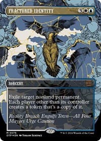 Fractured Identity (Textured Foil) from Outlaws of Thunder Junction: Breaking News