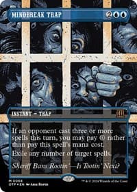 Mindbreak Trap (Textured Foil) from Outlaws of Thunder Junction: Breaking News
