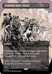 Overwhelming Forces (Textured Foil) from Outlaws of Thunder Junction: Breaking News