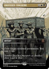Anguished Unmaking (Textured Foil) from Outlaws of Thunder Junction: Breaking News