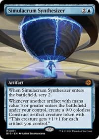 Simulacrum Synthesizer (Extended Art) from Outlaws of Thunder Junction: The Big Score