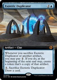 Esoteric Duplicator (Extended Art) from Outlaws of Thunder Junction: The Big Score
