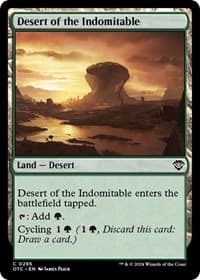 Desert of the Indomitable from Commander: Outlaws of Thunder Junction