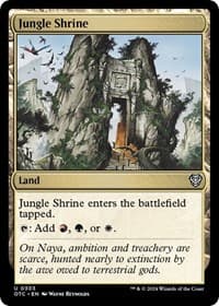 Jungle Shrine from Commander: Outlaws of Thunder Junction