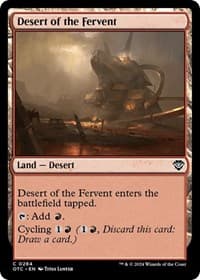 Desert of the Fervent from Commander: Outlaws of Thunder Junction