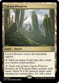 Cactus Preserve from Commander: Outlaws of Thunder Junction