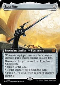 Lost Jitte (Extended Art) from Outlaws of Thunder Junction: The Big Score