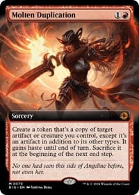 Molten Duplication (Extended Art) from Outlaws of Thunder Junction: The Big Score