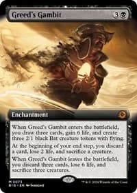 Greed's Gambit (Extended Art) from Outlaws of Thunder Junction: The Big Score