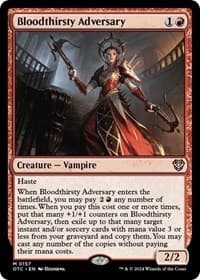 Bloodthirsty Adversary from Commander: Outlaws of Thunder Junction