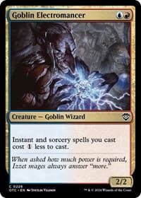 Goblin Electromancer from Commander: Outlaws of Thunder Junction