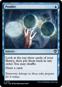 Ponder from Commander: Outlaws of Thunder Junction