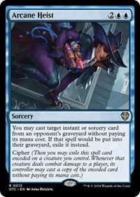 Arcane Heist from Commander: Outlaws of Thunder Junction