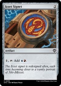 Izzet Signet from Commander: Outlaws of Thunder Junction