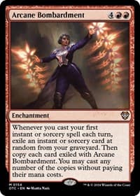 Arcane Bombardment from Commander: Outlaws of Thunder Junction