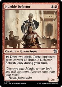 Humble Defector from Commander: Outlaws of Thunder Junction