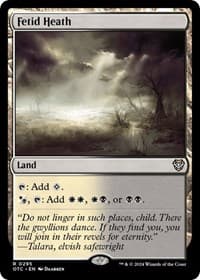 Fetid Heath from Commander: Outlaws of Thunder Junction