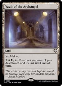 Vault of the Archangel from Commander: Outlaws of Thunder Junction