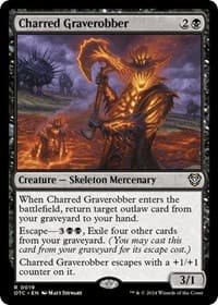 Charred Graverobber from Commander: Outlaws of Thunder Junction