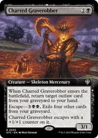 Charred Graverobber (Extended Art) from Commander: Outlaws of Thunder Junction