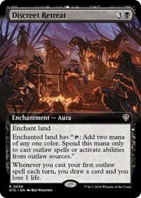 Discreet Retreat (Extended Art) from Commander: Outlaws of Thunder Junction