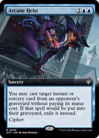 Arcane Heist (Extended Art) from Commander: Outlaws of Thunder Junction