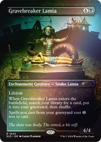 Gravebreaker Lamia (Rainbow Foil) from Secret Lair Drop Series