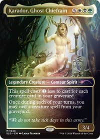 Karador, Ghost Chieftain (Rainbow Foil) from Secret Lair Drop Series