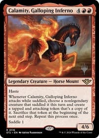Calamity, Galloping Inferno from Promo Pack: Outlaws of Thunder Junction