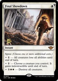 Final Showdown from Prerelease Cards